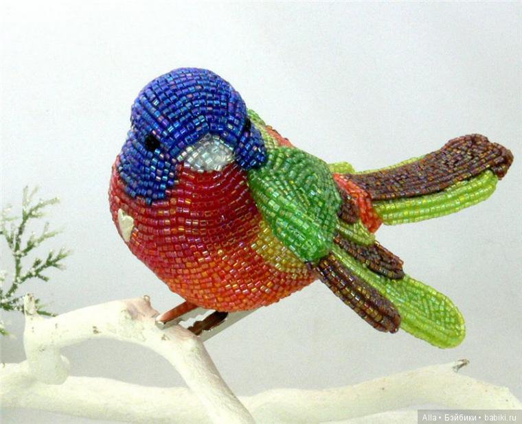 Птицы из бисера Meredith Dada