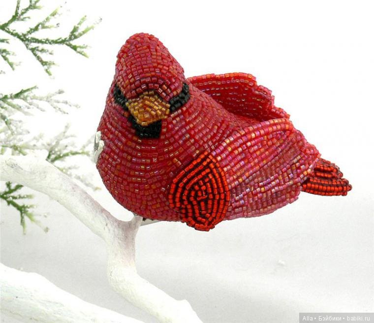 Птицы из бисера Meredith Dada (фото 10)
