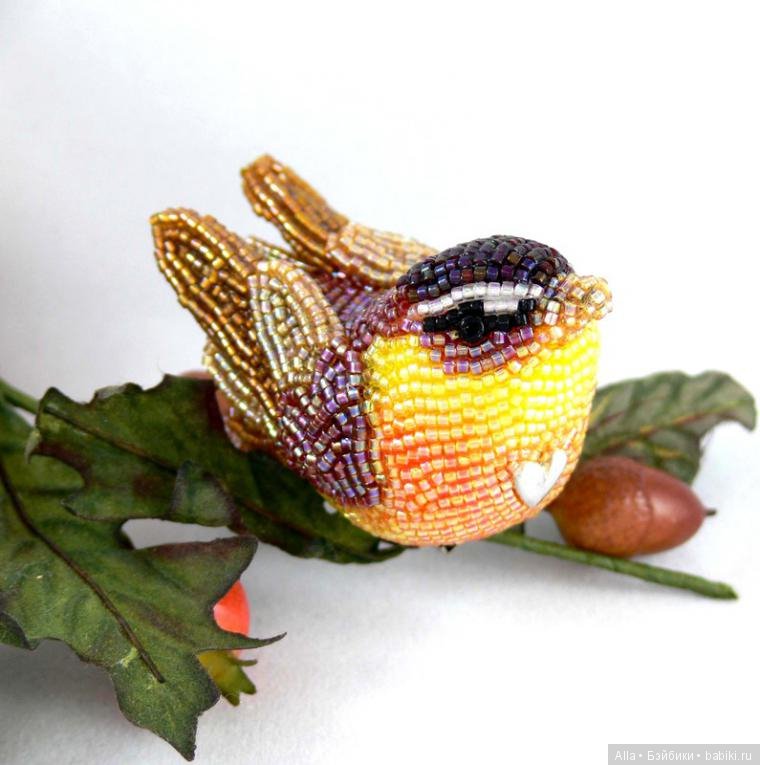 Птицы из бисера Meredith Dada