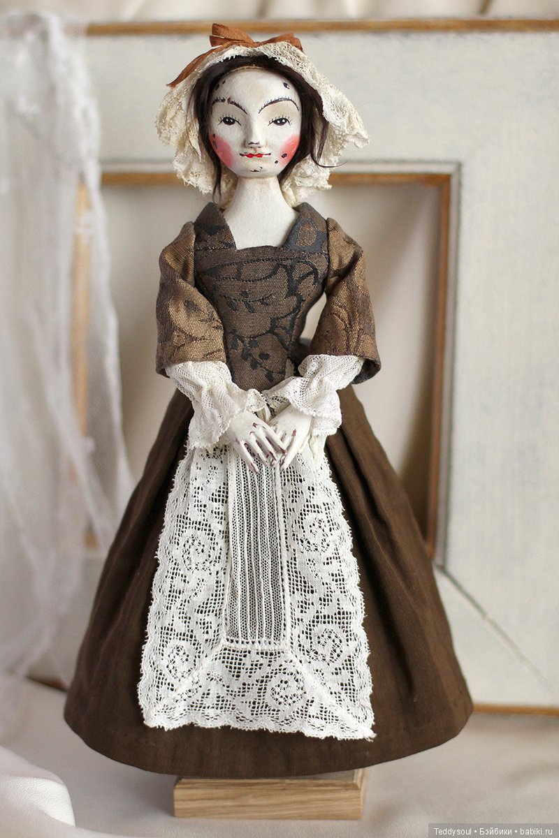 Деревянная кукла-красавица по мотивам кукол Мастера Хиггса