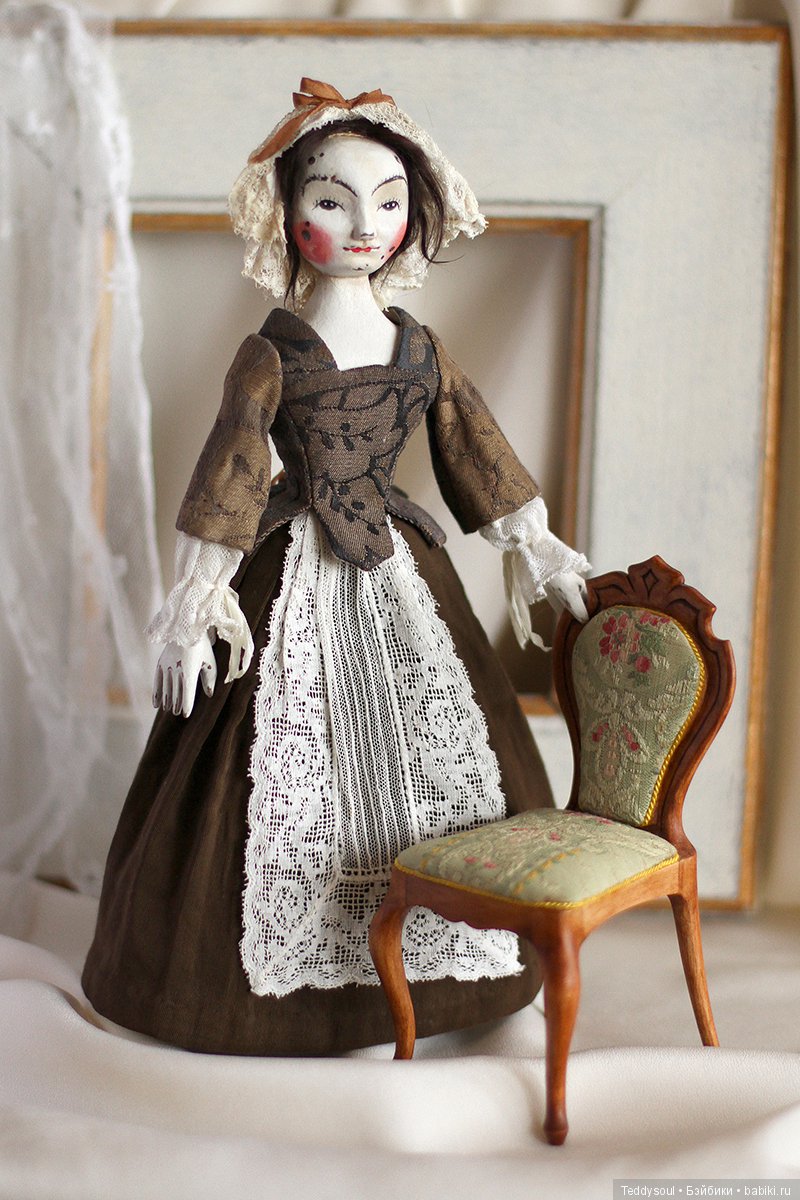 Деревянная кукла-красавица по мотивам кукол Мастера Хиггса (фото 8)