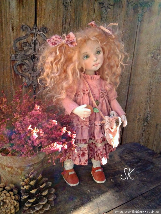 Текстильная кукла Милочка