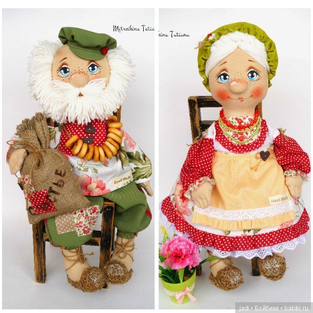 Текстильные игрушки Татьяны Митрейкиной
