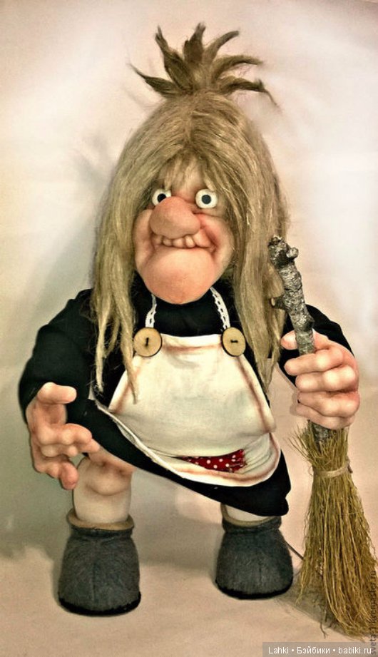 Кукла из капрона. Я Вас с костями сЪем с гостями (фото 5)