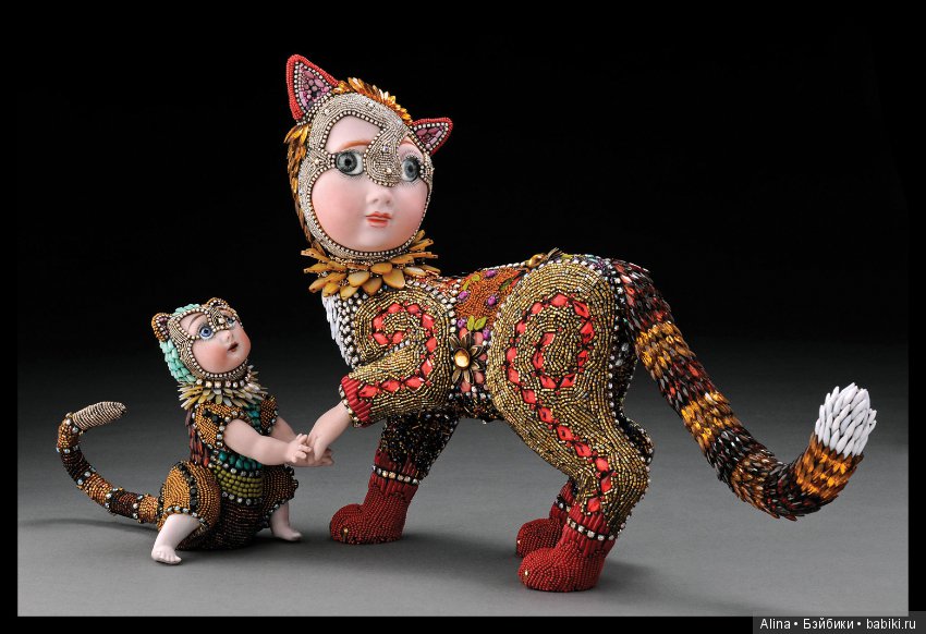 Бисерные скульптуры Betsy Youngquist