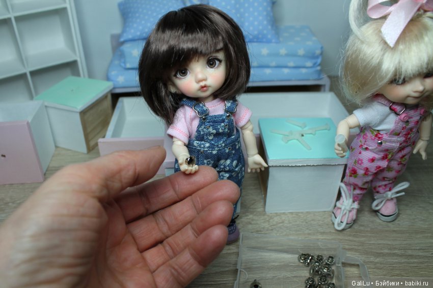 Ремонт кукольной мебели. Ручки для шкафов (фото 6)