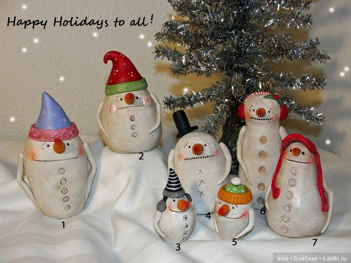 Новогодние фигурки, игрушки ручной работы от Janell Berryman