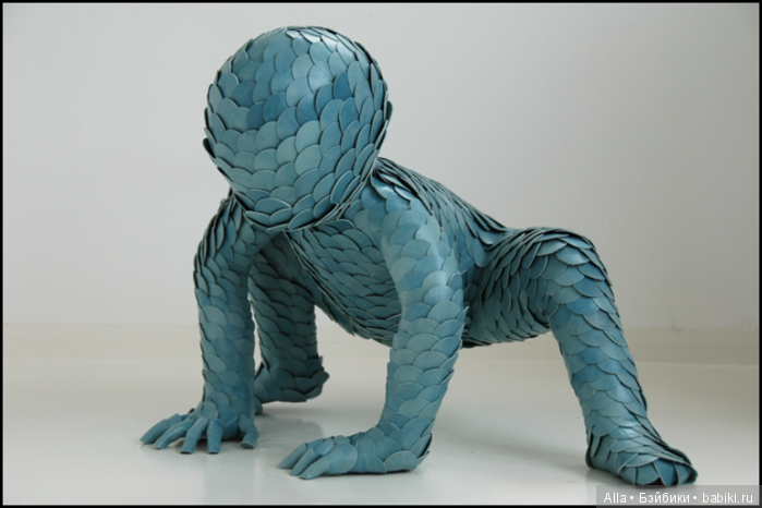 Скульптуры из керамики и кожи Саби ван Хемерт, Sabi van Hemert (фото 2)