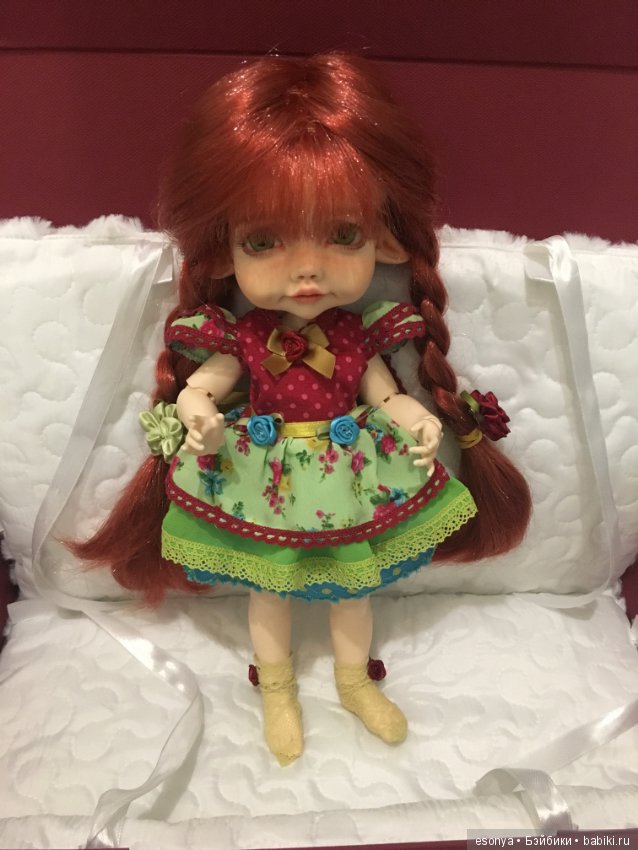 Рыжий ребёнок Ромашка от Somnia dolls (фото 7)