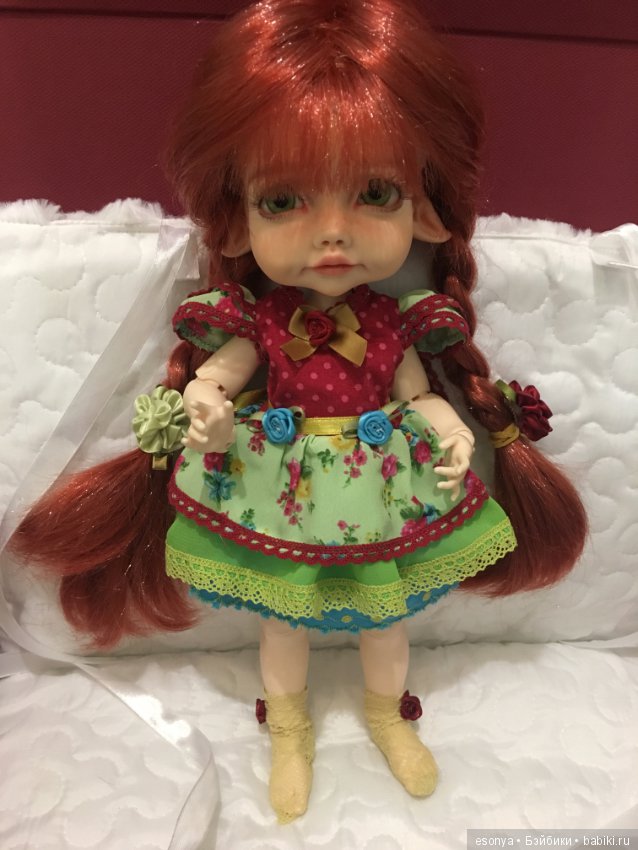 Рыжий ребёнок Ромашка от Somnia dolls (фото 8)