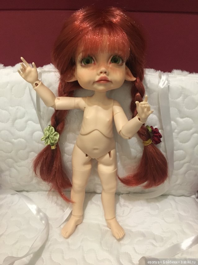 Рыжий ребёнок Ромашка от Somnia dolls (фото 5)