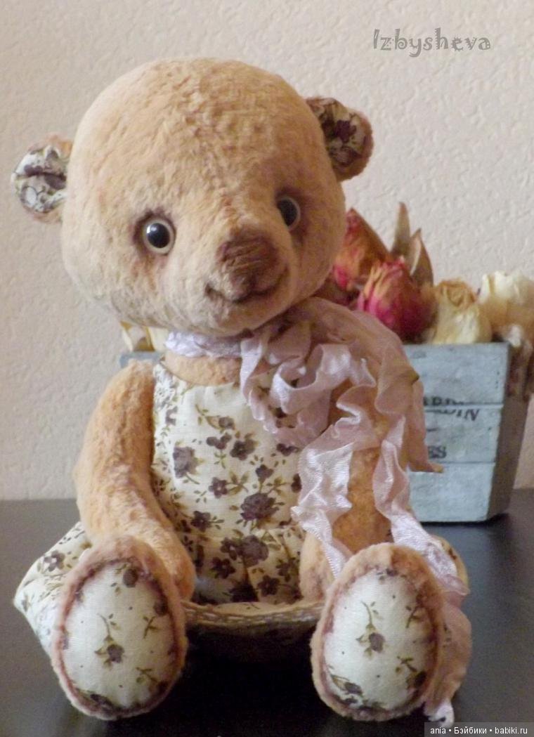 Выкройка мишки тедди Шебби, автор Юлия Избышева