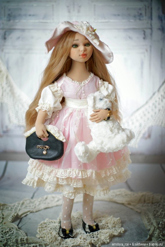 София - полностью подвижная, текстильная кукла от Эмилии Рай