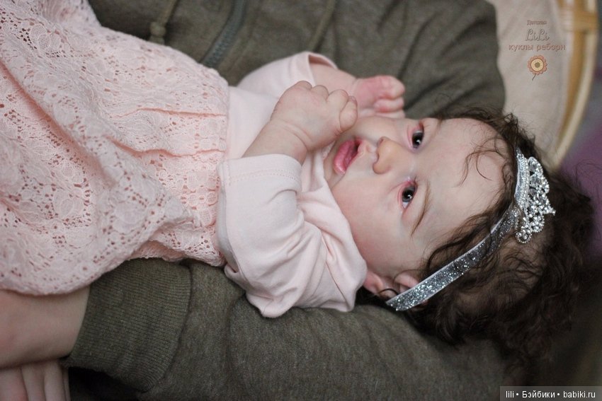 Моя Саския 3, брюнеточка — Куклы Реборн (Reborn): работы мастеров (фото 8)