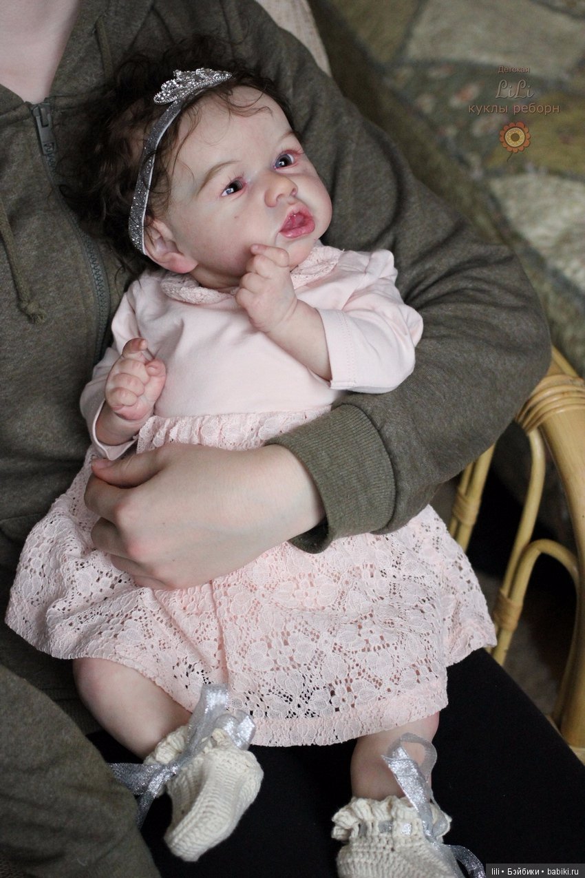 Моя Саския 3, брюнеточка — Куклы Реборн (Reborn): работы мастеров (фото 4)