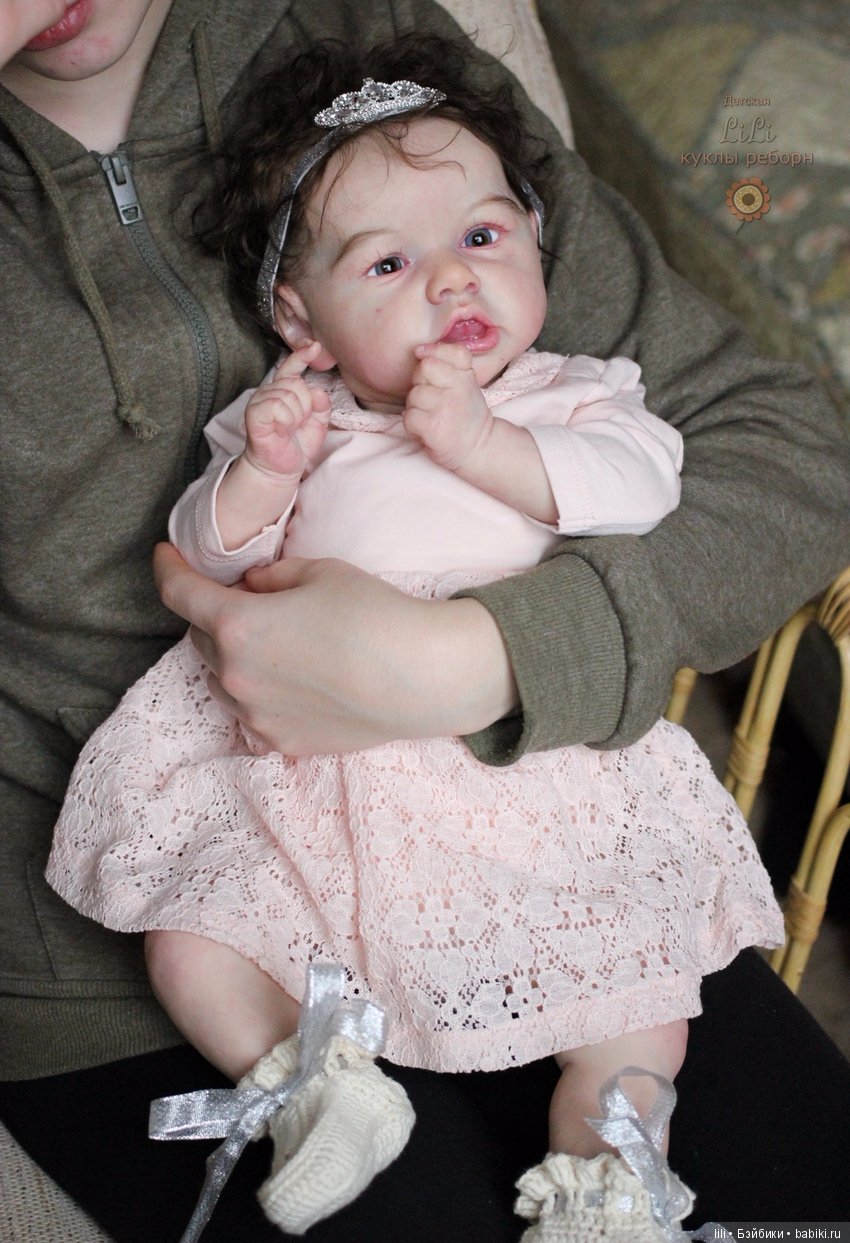 Моя Саския 3, брюнеточка — Куклы Реборн (Reborn): работы мастеров (фото 6)