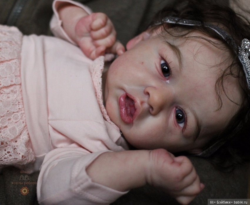 Моя Саския 3, брюнеточка — Куклы Реборн (Reborn): работы мастеров