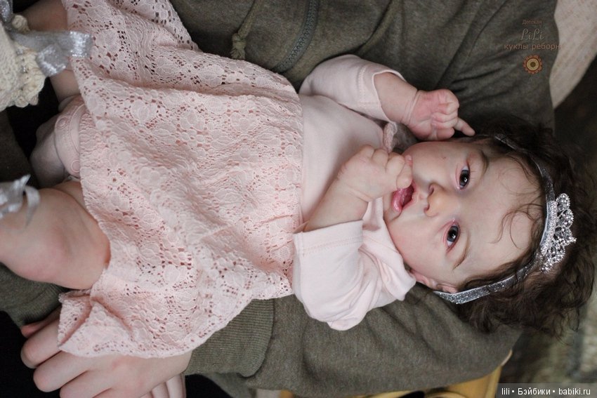 Моя Саския 3, брюнеточка — Куклы Реборн (Reborn): работы мастеров (фото 9)