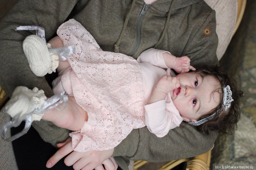 Моя Саския 3, брюнеточка — Куклы Реборн (Reborn): работы мастеров (фото 10)