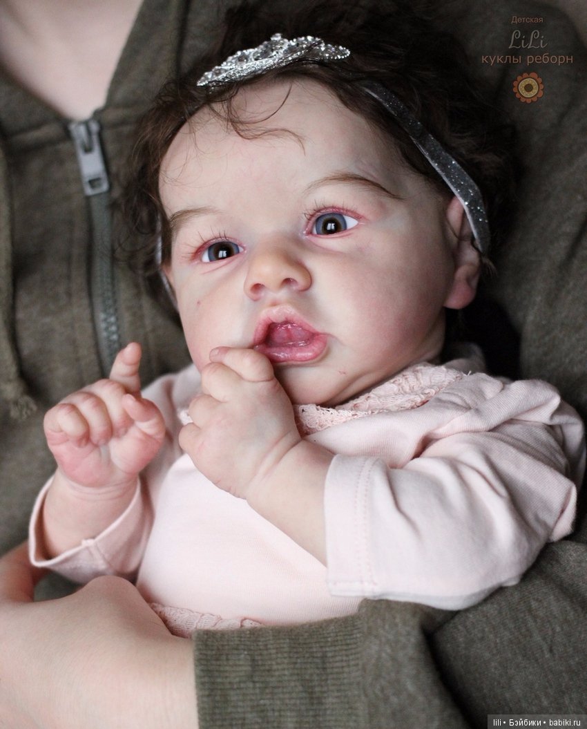 Моя Саския 3, брюнеточка — Куклы Реборн (Reborn): работы мастеров (фото 7)