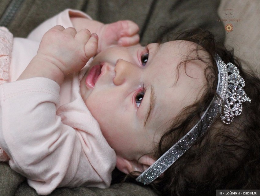 Моя Саския 3, брюнеточка — Куклы Реборн (Reborn): работы мастеров