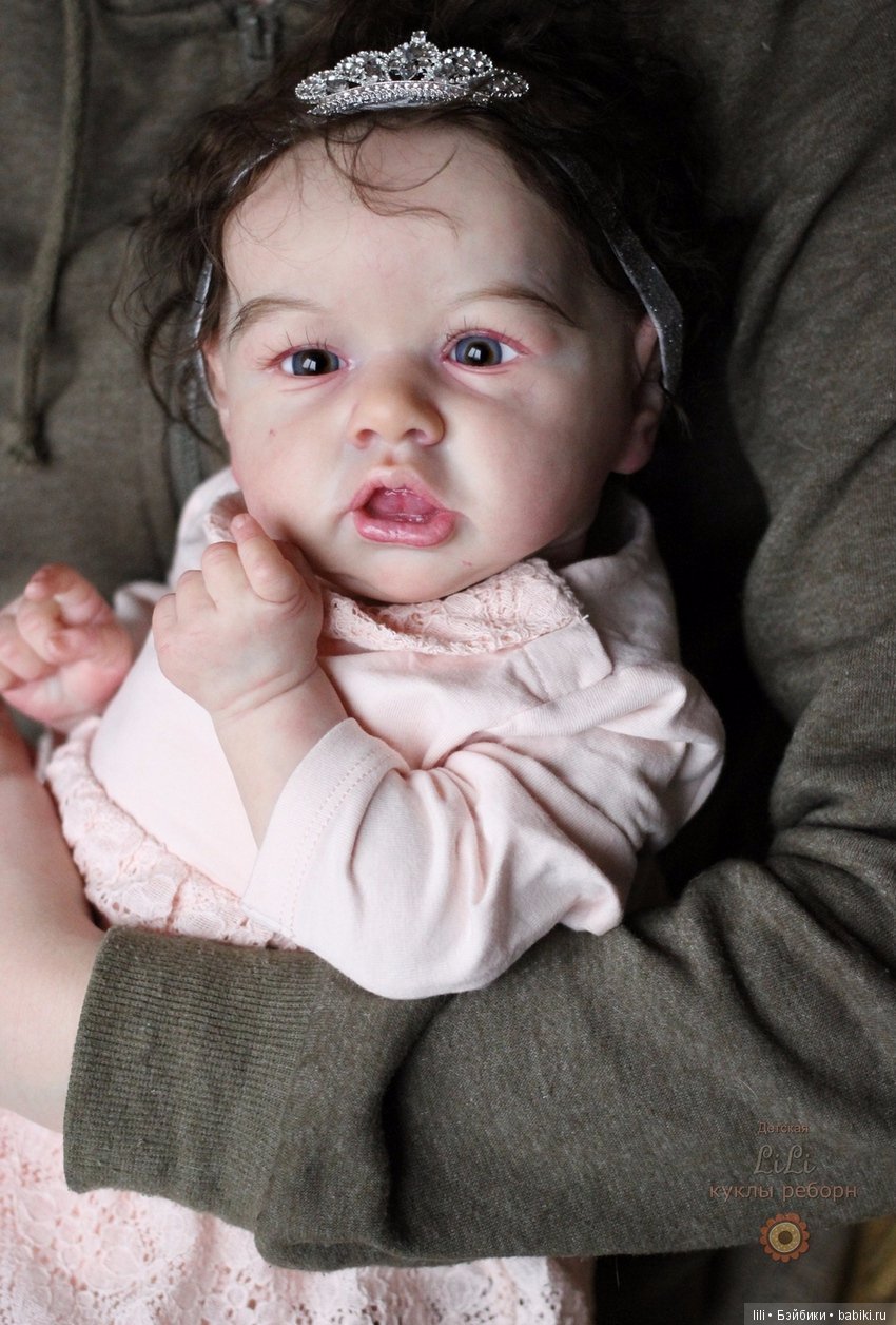 Моя Саския 3, брюнеточка — Куклы Реборн (Reborn): работы мастеров