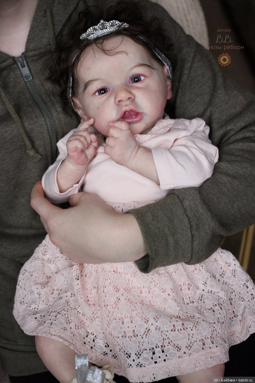 Моя Саския 3, брюнеточка — Куклы Реборн (Reborn): работы мастеров (фото 5)