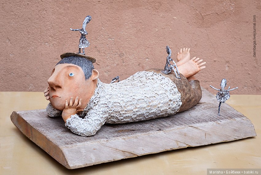 Авторские фигурки Марии Касьяненко из дерева и папье маше (фото 10)