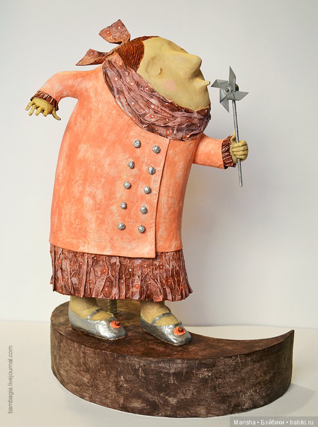 Авторские фигурки Марии Касьяненко из дерева и папье маше