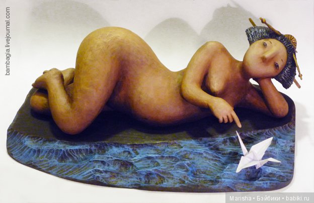 Авторские фигурки Марии Касьяненко из дерева и папье маше