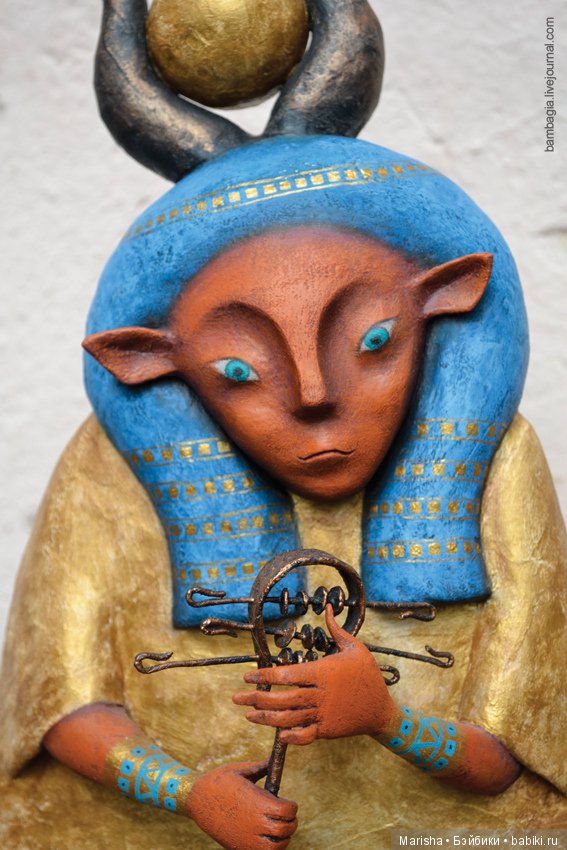 Авторские фигурки Марии Касьяненко из дерева и папье маше