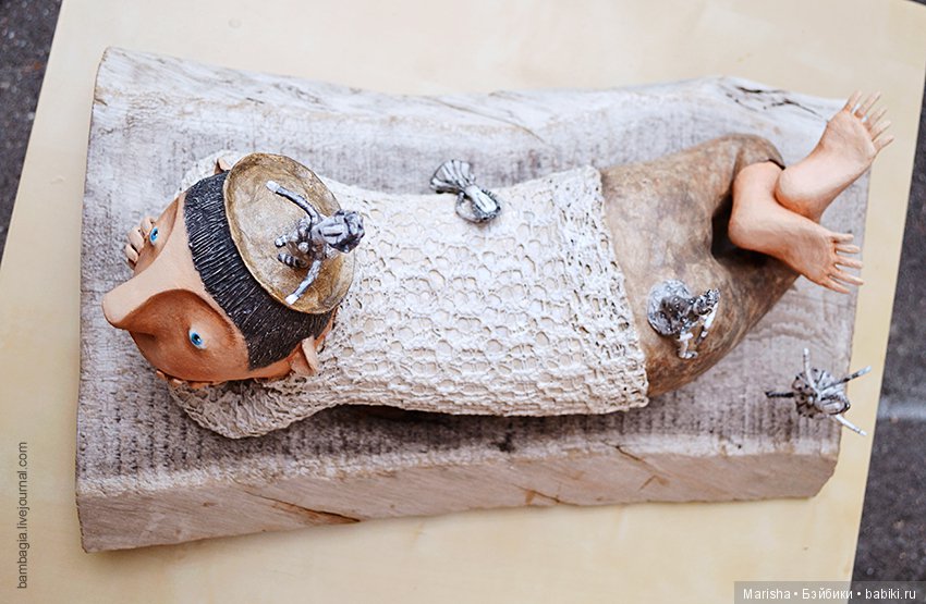 Авторские фигурки Марии Касьяненко из дерева и папье маше
