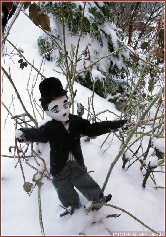 Чарли Чаплин — Фарфоровые статуэтки и фигурки: винтаж