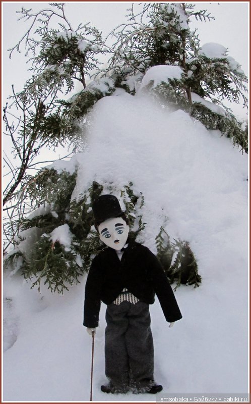 Чарли Чаплин — Фарфоровые статуэтки и фигурки: винтаж