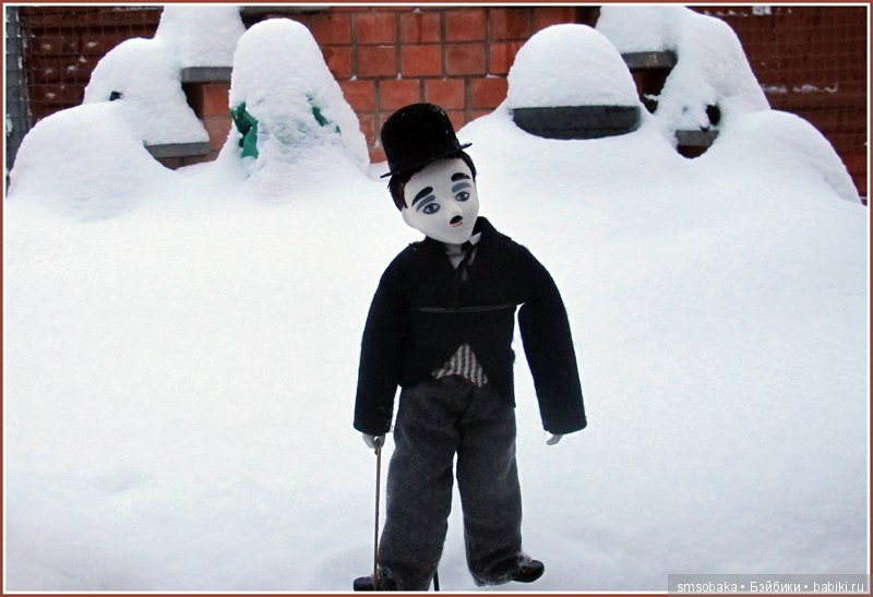 Чарли Чаплин — Фарфоровые статуэтки и фигурки: винтаж