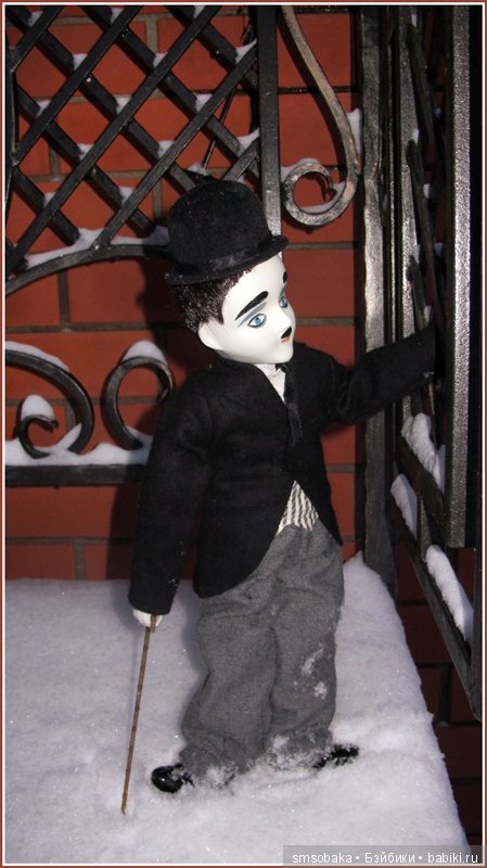 Чарли Чаплин — Фарфоровые статуэтки и фигурки: винтаж