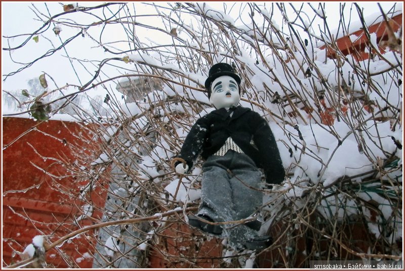 Чарли Чаплин — Фарфоровые статуэтки и фигурки: винтаж