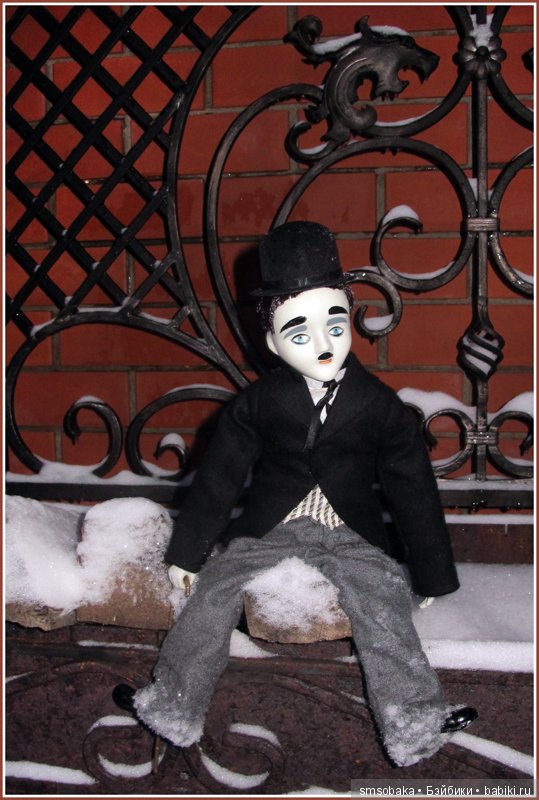 Чарли Чаплин — Фарфоровые статуэтки и фигурки: винтаж