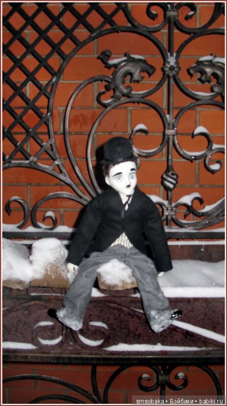 Чарли Чаплин — Фарфоровые статуэтки и фигурки: винтаж