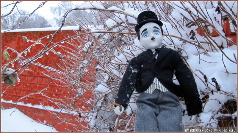 Чарли Чаплин — Фарфоровые статуэтки и фигурки: винтаж