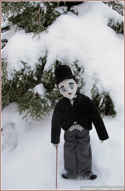 Чарли Чаплин — Фарфоровые статуэтки и фигурки: винтаж