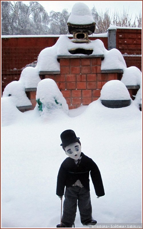 Чарли Чаплин — Фарфоровые статуэтки и фигурки: винтаж