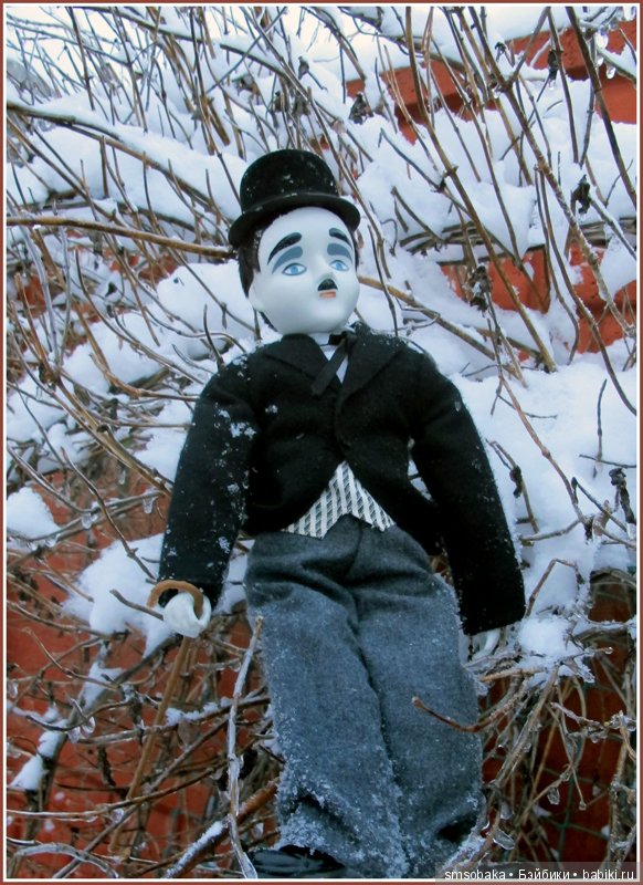 Чарли Чаплин — Фарфоровые статуэтки и фигурки: винтаж