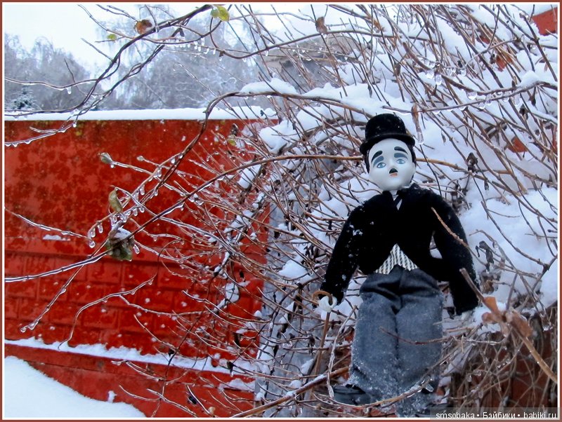 Чарли Чаплин — Фарфоровые статуэтки и фигурки: винтаж