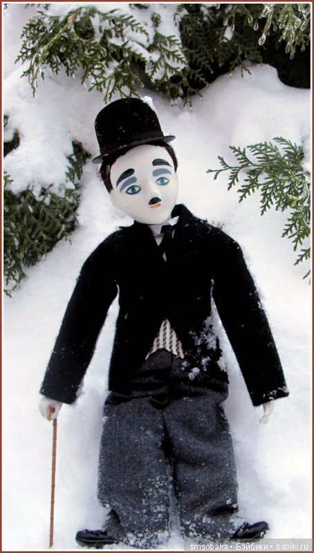 Чарли Чаплин — Фарфоровые статуэтки и фигурки: винтаж