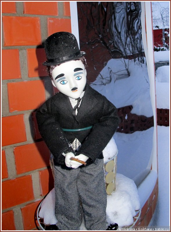 Чарли Чаплин — Фарфоровые статуэтки и фигурки: винтаж