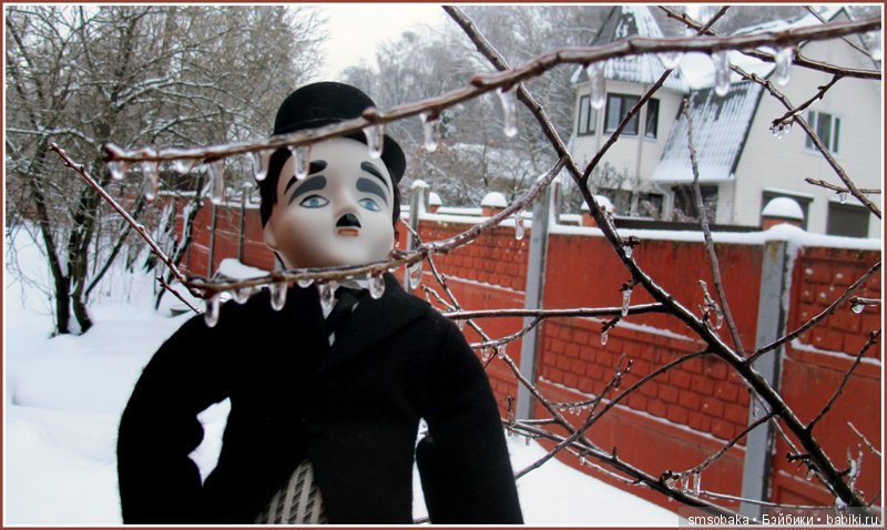 Чарли Чаплин — Фарфоровые статуэтки и фигурки: винтаж