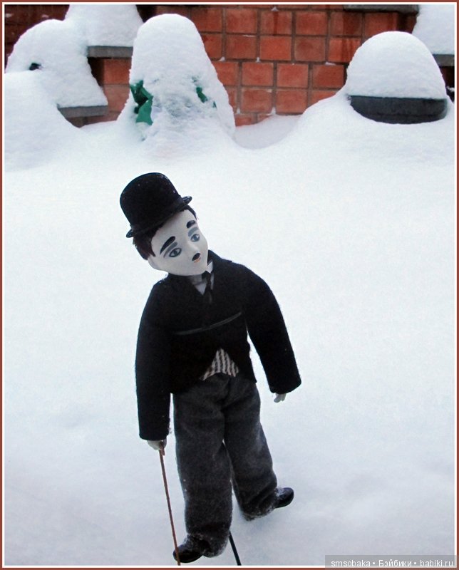 Чарли Чаплин — Фарфоровые статуэтки и фигурки: винтаж