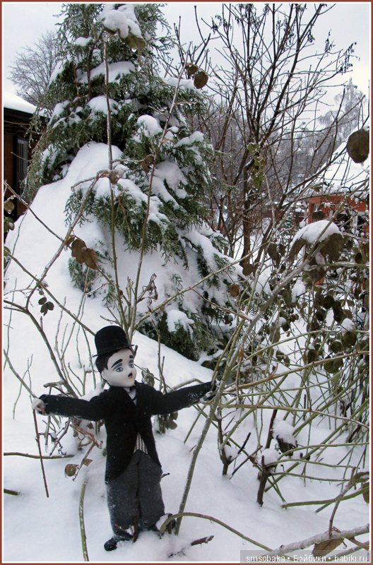 Чарли Чаплин — Фарфоровые статуэтки и фигурки: винтаж