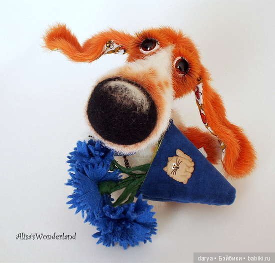 Щенок бассет - выкройка игрушки Алисы Шангиной (фото 2)